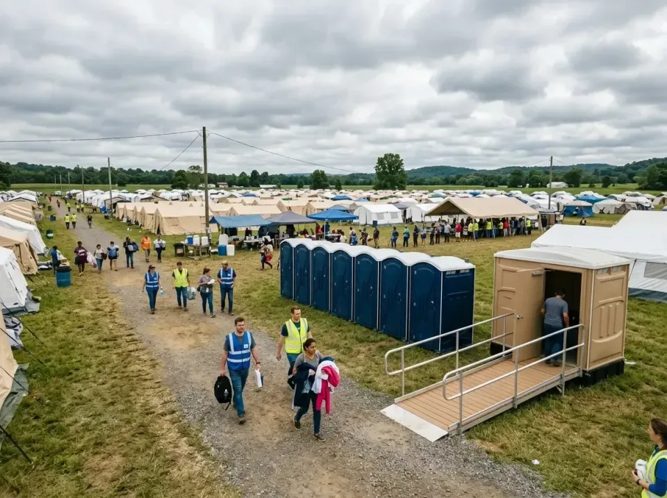 disaster-relief-camp-restrooms-010 — frequently asked questions, Dumpster & Portable Bathrooms Rental in Schererville, IN